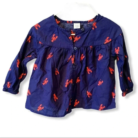 Old Navy | Swing Cut Peasant Top (12-18 mos) 🦞 - Picture 1 of 3